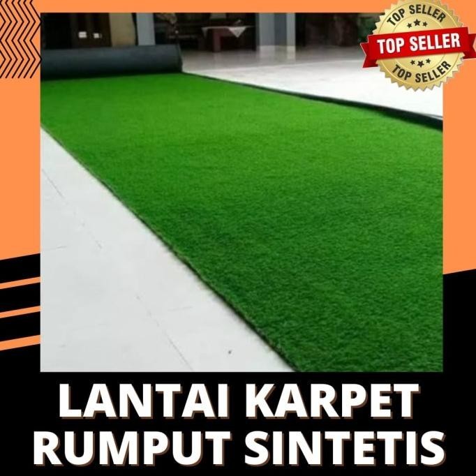 Lantai Karpet Rumput Sintetis Ketebalan 10 Mm Untuk Dekorasi Taman
