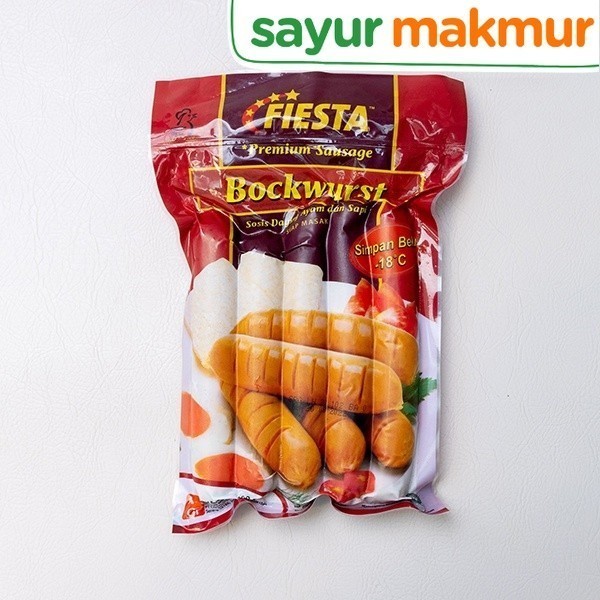 

Fiesta Bockwurst Sausage 300 gram Sayurmakmur