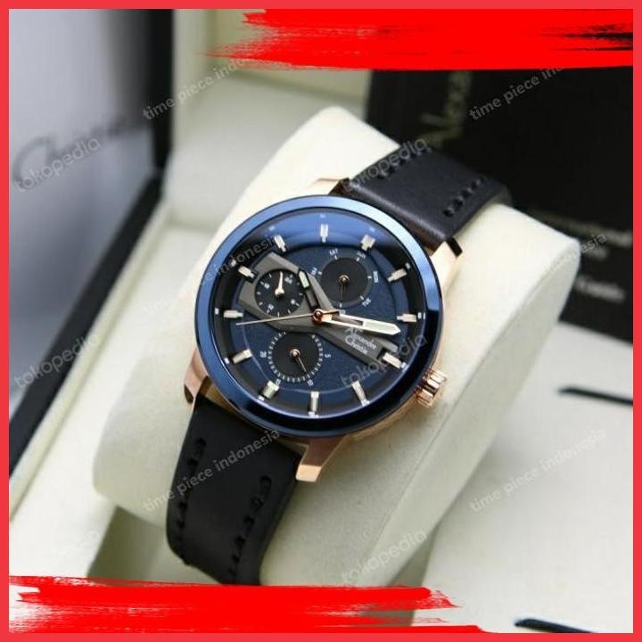 (ITP) ALEXANDRE CHRISTIE AC 6562 / AC 6562BF ROSEGOLD BLUE ORIGINAL&GARANSI