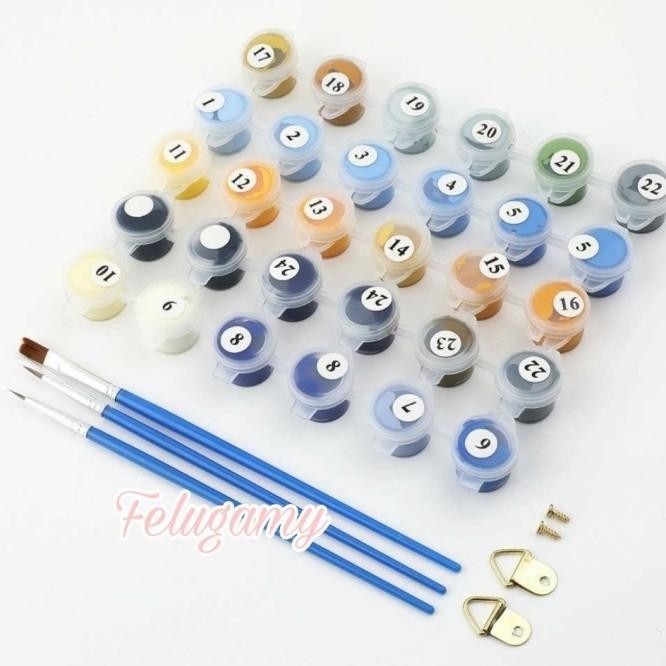 Paint By Number Lukisan Bunga Matahari