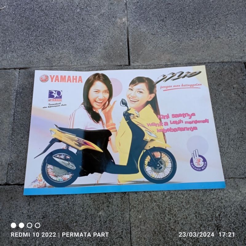 BROSUR MIO SPORTY 5TL BROSUR YAMAHA MIO KUNING 2004 04 MIO BIRU MUDA BIRU TELOR ASIN 2005 05 YAMAHA