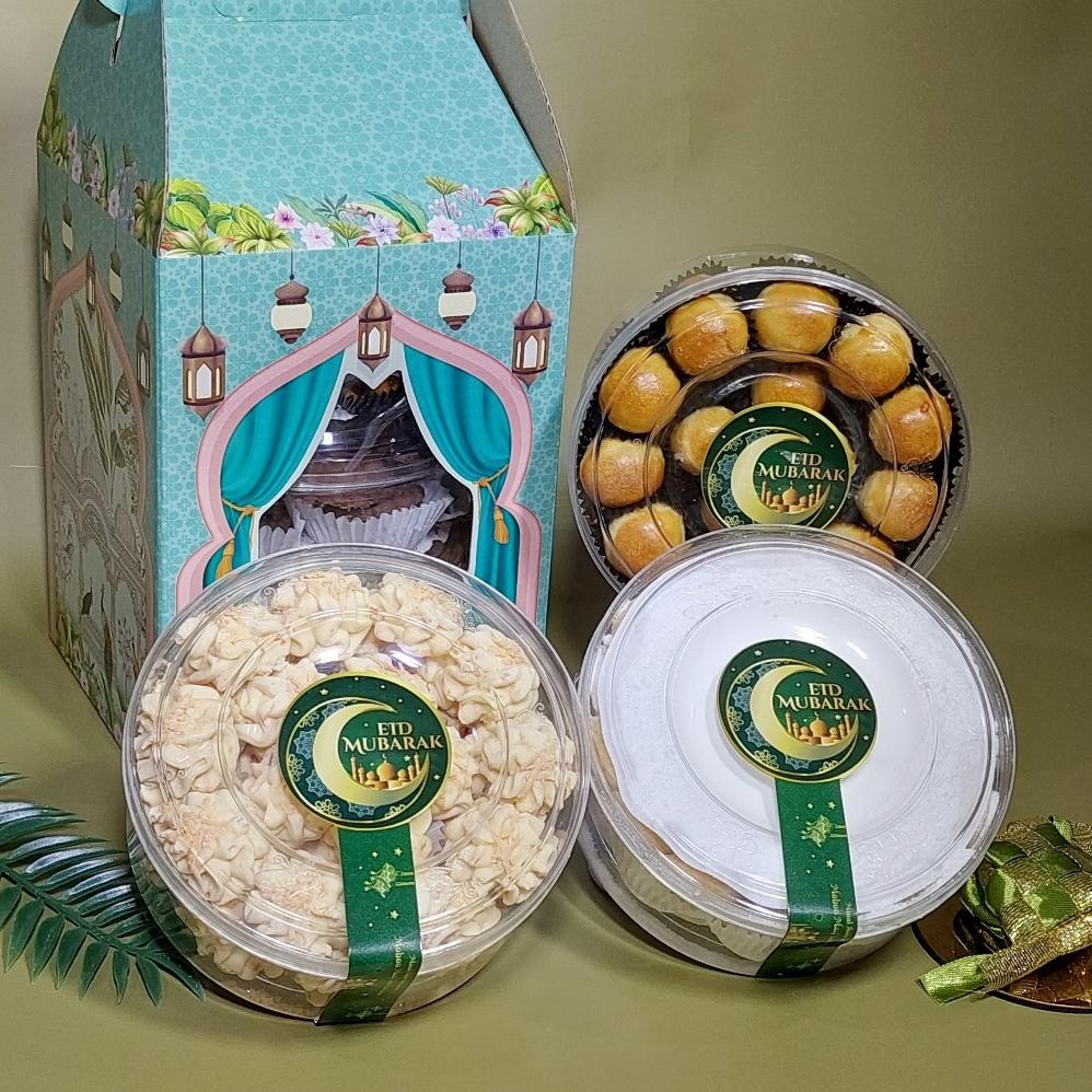 

CR - Lily's Cookies Hampers Lebaran - Isi 3 toples Bulat TERLARIS