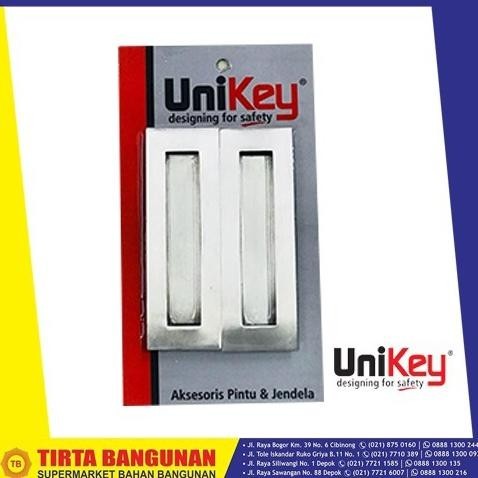 Unikey Fpp 813 Med Sq Flush Pull Plate Sss