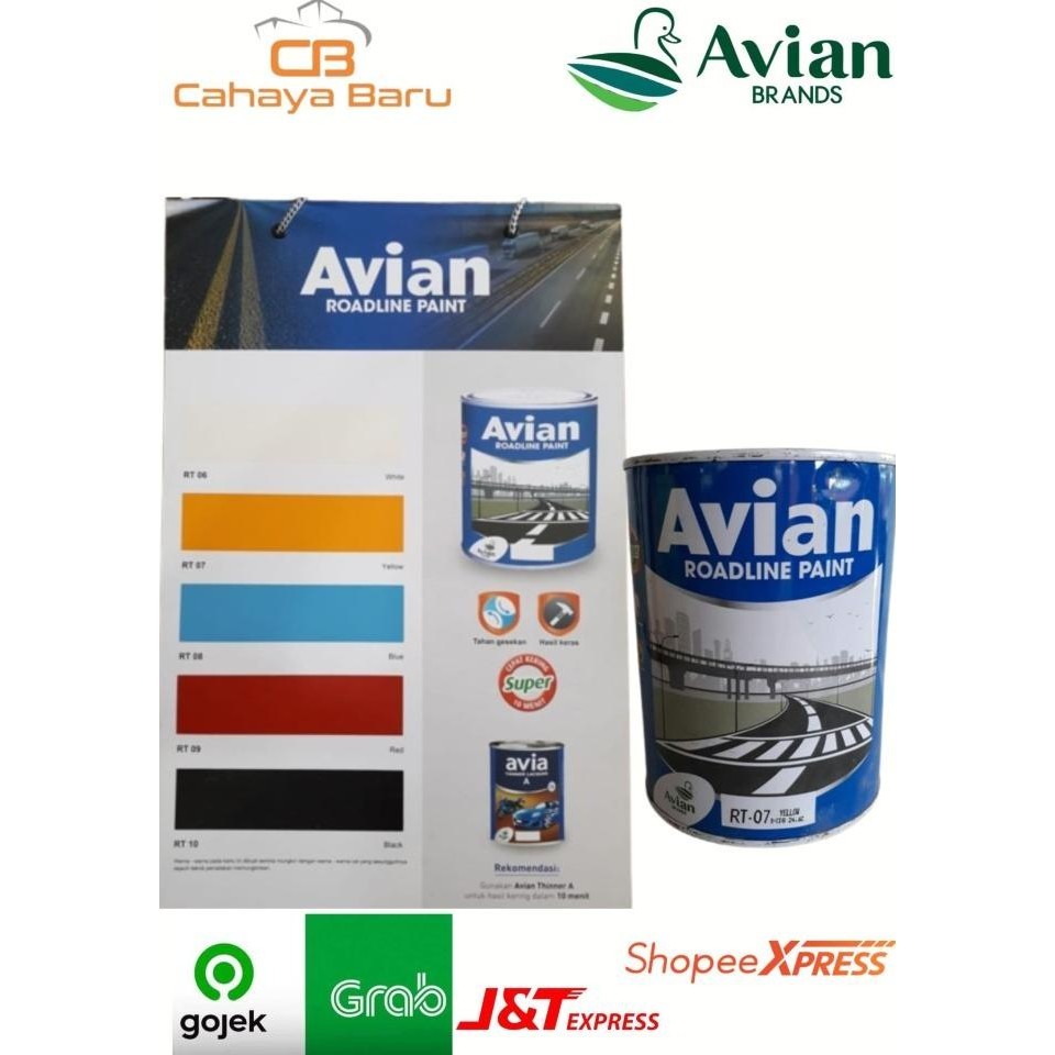 Cat Avian Road Paint/Cat Kolam 1 Kg