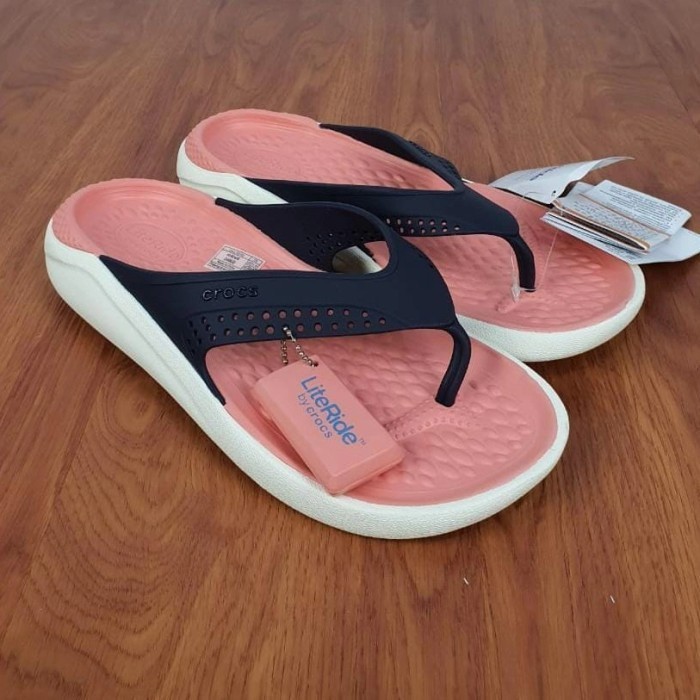 Sandal Wanita/Sandal Karet Wanita/Sandal Crocs Literide Flip Women