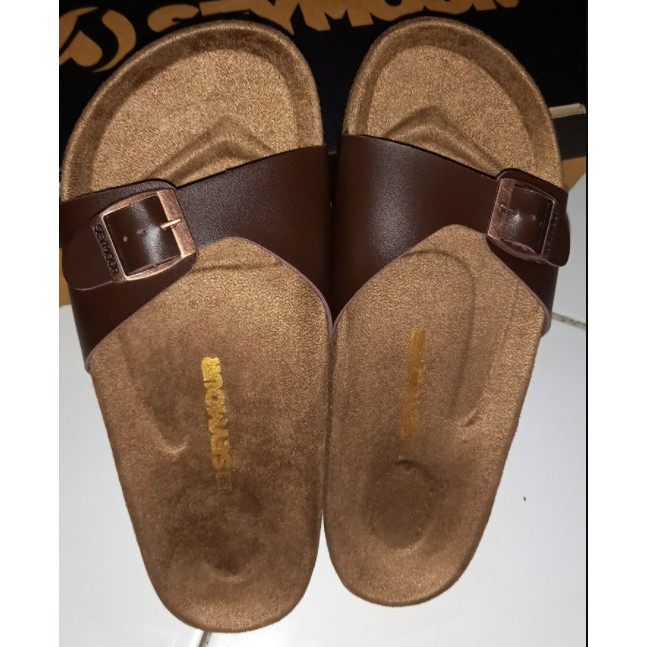 Seymour Sandal Wanita - Alfa Brown Tan