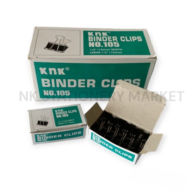 

Binder clip no 5 KNK / binder clip kecil / penjepit kertas kecil no 5