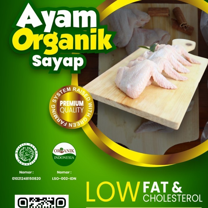 

Uinn - Sayap Ayam Herbal Organik Berkah Chicken / Frozen Food