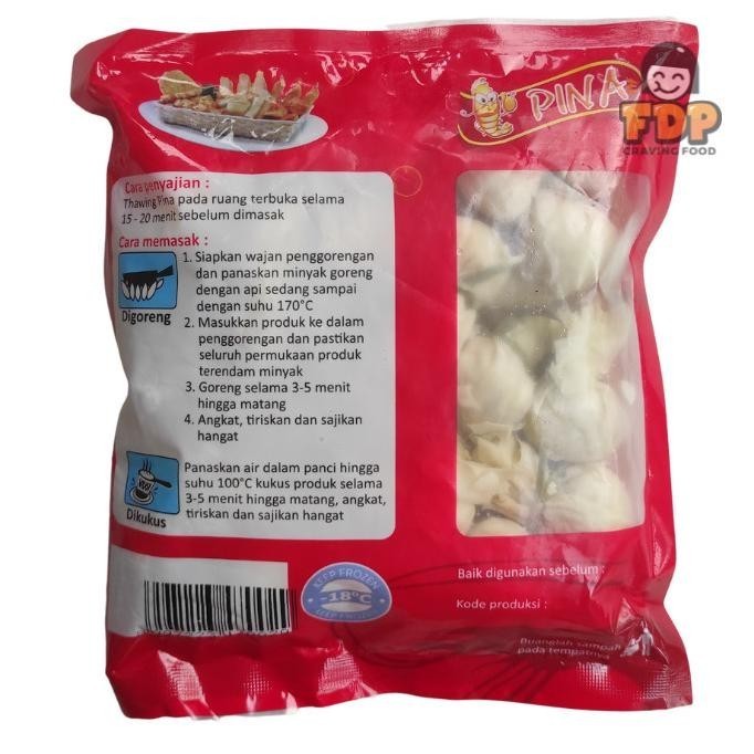 

Uinn - Pina Pangsit Seafood / Moneybag Dimsum / Frozen Food - 250Gr