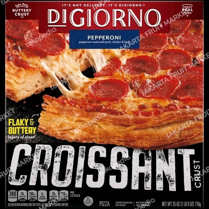 

Uinn - (Frozen Food) Digiorno Croissant Crust Pepperoni Pizza 25 Oz (Pork)