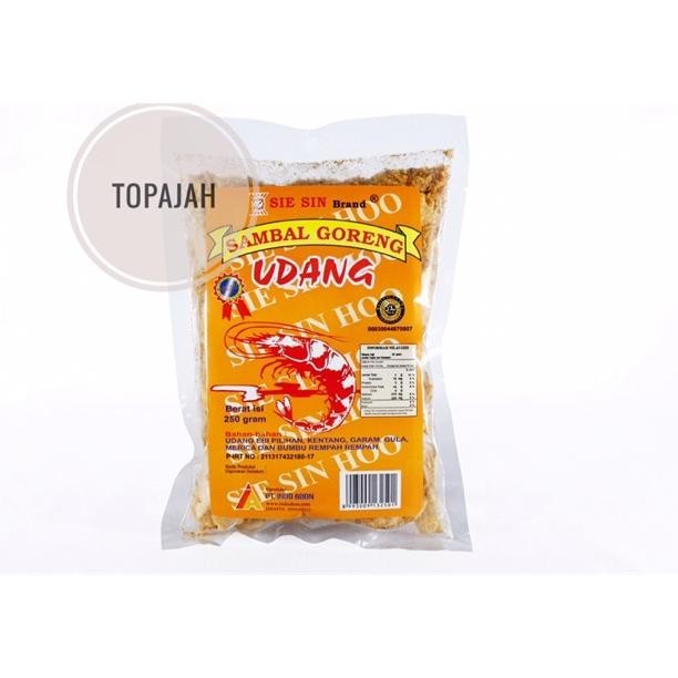 

POI Keripik kentang Sambal goreng udang SIE SIN 250gr HALAL. TERLARIS