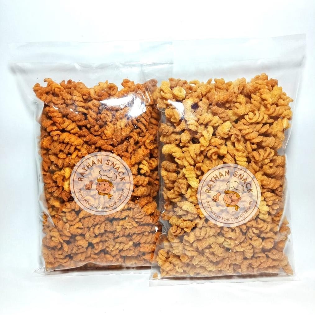 

POI Makaroni Spiral 500gr Macaroni Ulir Pedes Asin Kiloan TERLARIS