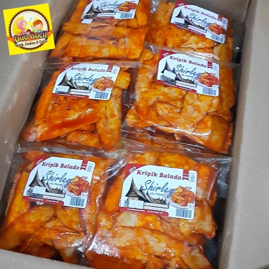 

POI SHIRLEY Keripik Singkong Balado Pedas 250 Gram - Duo Bocil Snack TERLARIS