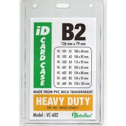 

Plastik ID Card Mika B2 (Name Tag / Glue Card / Card Holder) PAK ilmi__77