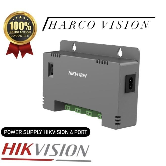Power Supply Hikvision 4 Kamera Adaptor Cctv 4 Kamera Hikvision Psu 4 Kualitas Premium