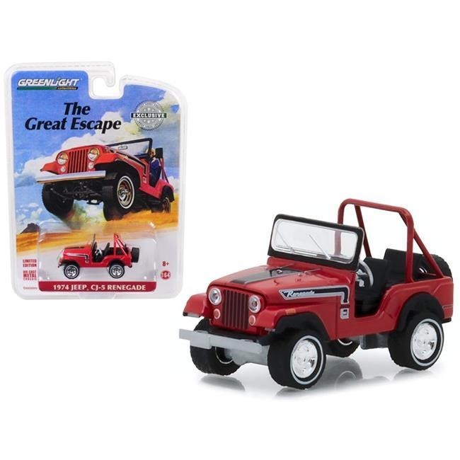 Greenlight 1/64 The Great Escape 1974 Jeep CJ-5 Renegade