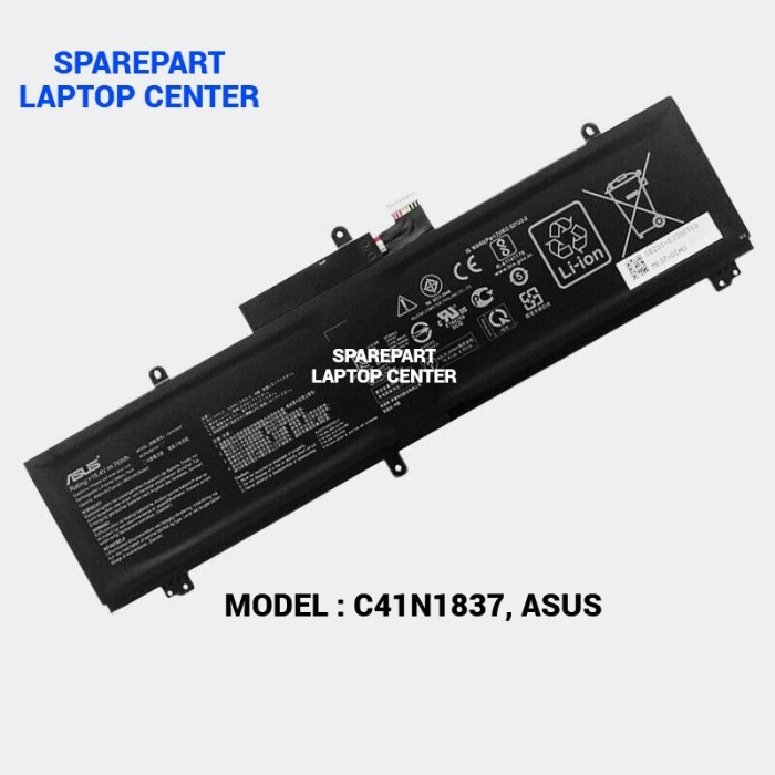 BATERAI ASUS ROG ZEPHYRUS GU502LW GU502LV C41N1837 GU502GU