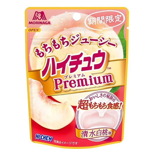

+++++] High Chew Premium Shimizu White Peach 35g