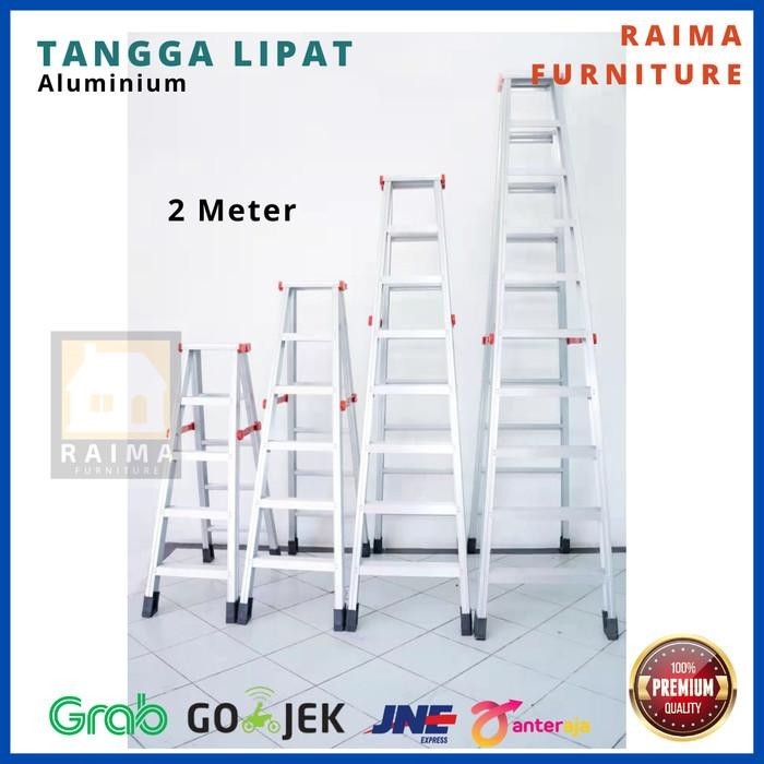 TANGGA LIPAT ALUMINIUM 2M TANGGA LIPAT ORIGINAL TANGGA LIPAT TERMURAH