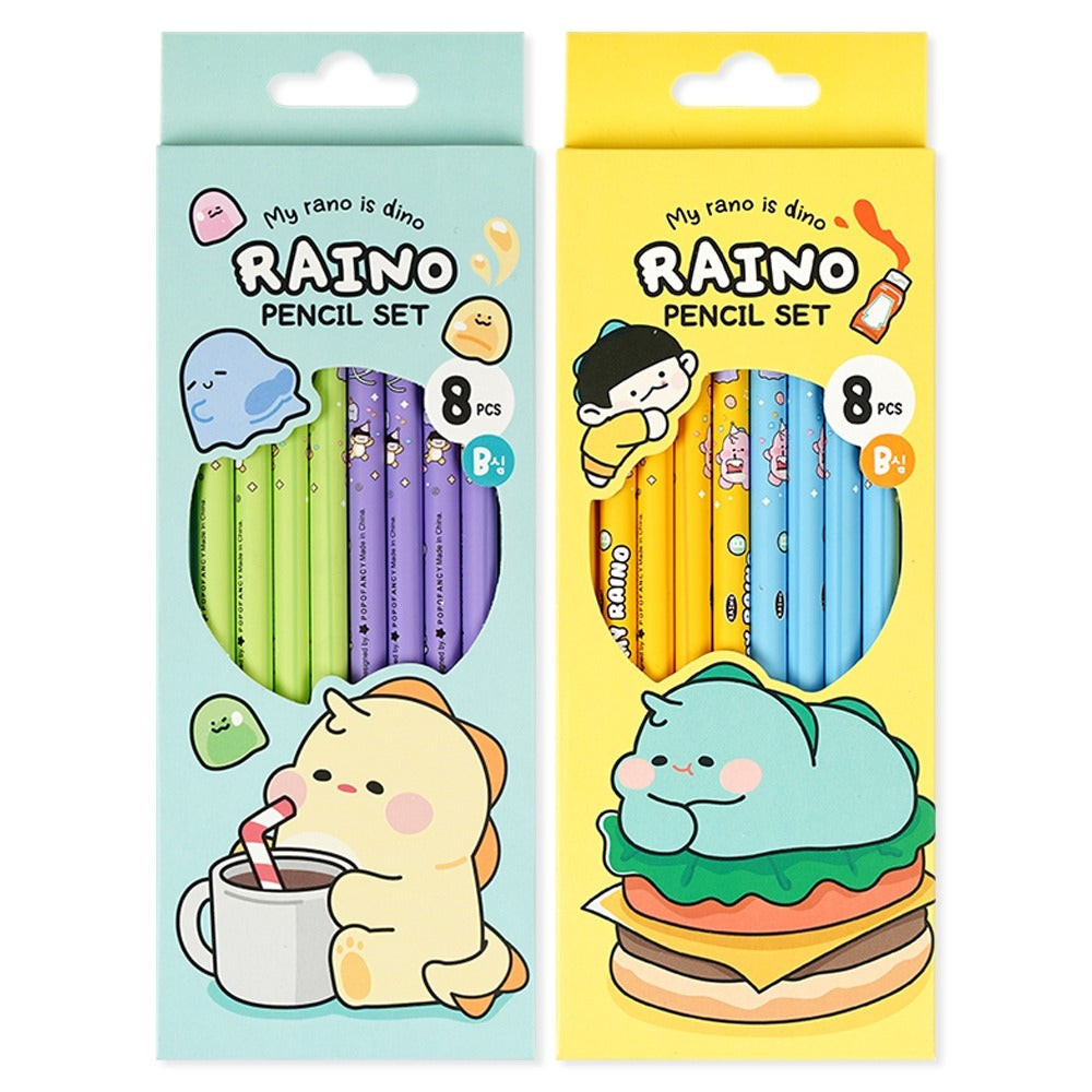 

POPO FANCY Rhino Pencil Set (8pcs)