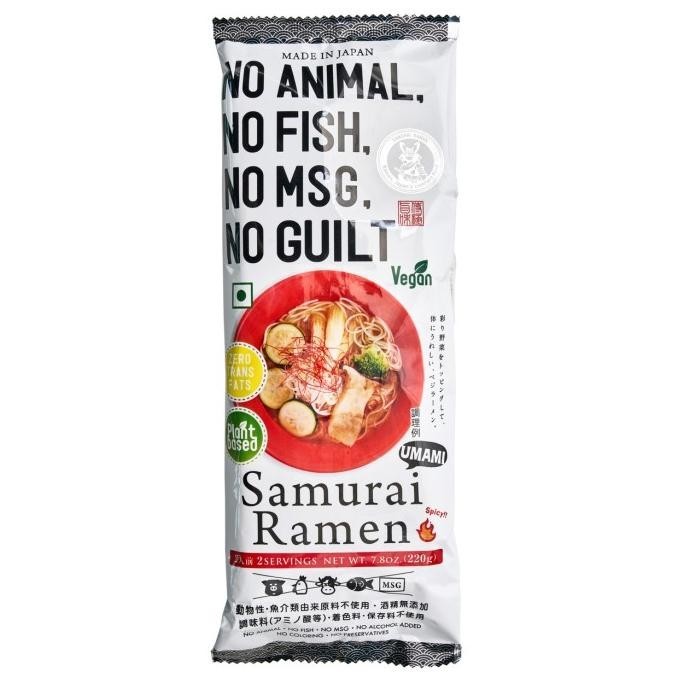 

[isi 2 Porsi] Higashimaru Samurai VEGAN Ramen - Original Ramen Jepang KM