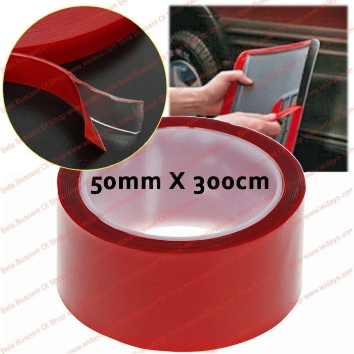 

Super Strong Clear Mounting Tape 50mm Double Sided Acrylic Adhesive 3M PROMO