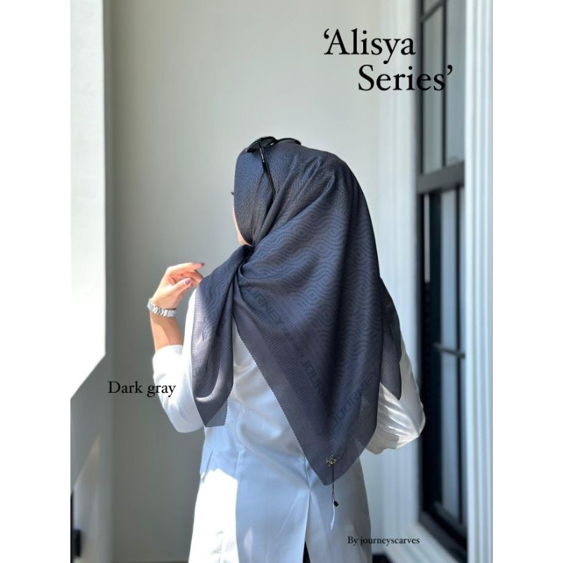 Hijab Journey Scarves Motif Alysa Black