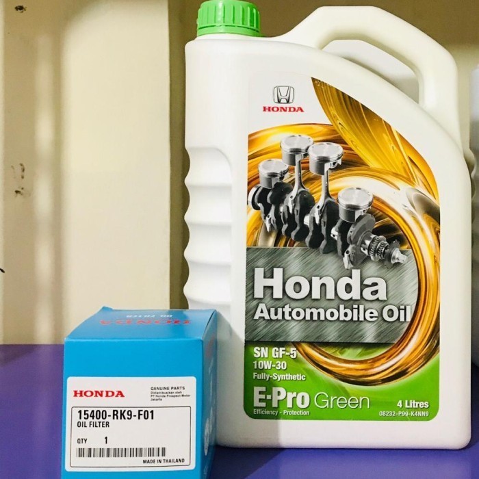 OLI MESIN HONDA EPRO GREEN 10W-30 4LITER GRATIS FILTER OLI HONDA
