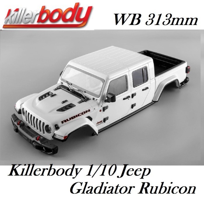 Killerbody 1/10 Jeep Gladiator Rubicon Hard body 313mm Rc Adventure