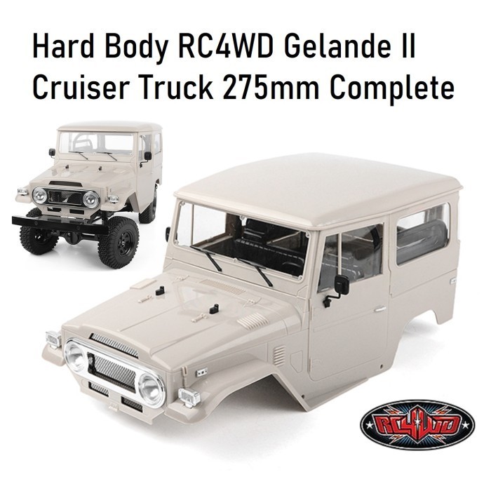 Hard Body RC4WD Gelande II Toyota Cruiser fj40 1/10 Rc Crawler Car