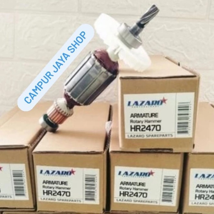 ARMATURE ANGKER ARMATUR BOR MAKITA HR 2470 BOR BOBOK HR2470 LAZARO ORI
