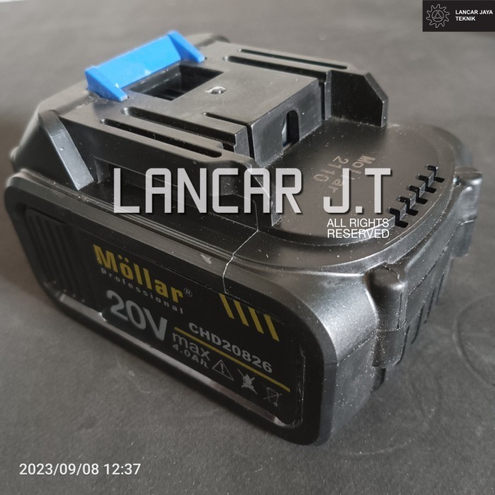 BATERAI 20V MOLLAR 4.0AH - MOLLAR IMPACT WRENCH 20V