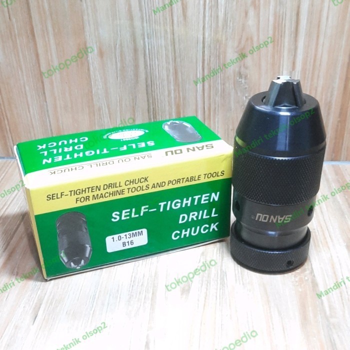 KEYLESS DRILL CHUCK / KEPALA BOR KEYLESS 13MM B16