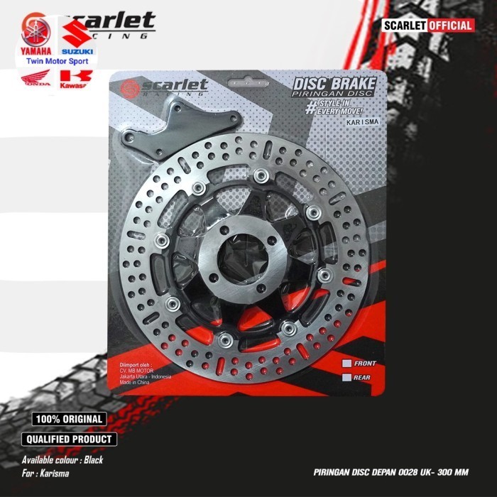 piringan cakram disc depan kharisma supra x 125 variasi lebar bulat sc