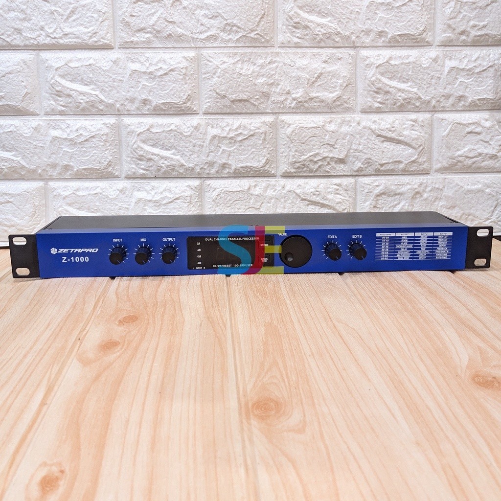 Effect Vocal Zetapro Z1000 / Effect Vocal Hardwell Rev2