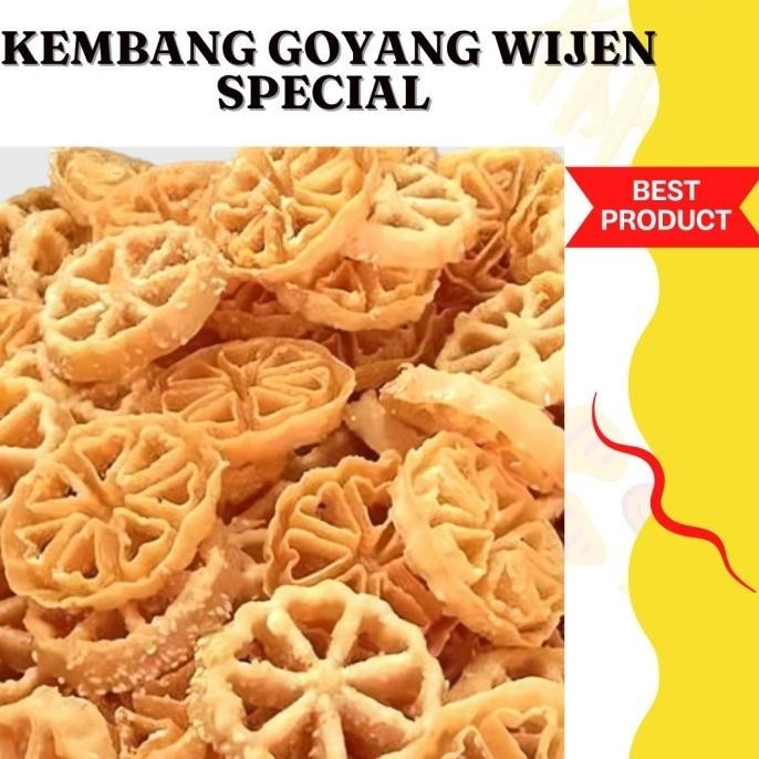 

Best Seller Kembang Goyang Wijen Special 500 Gram Stok Terbatas