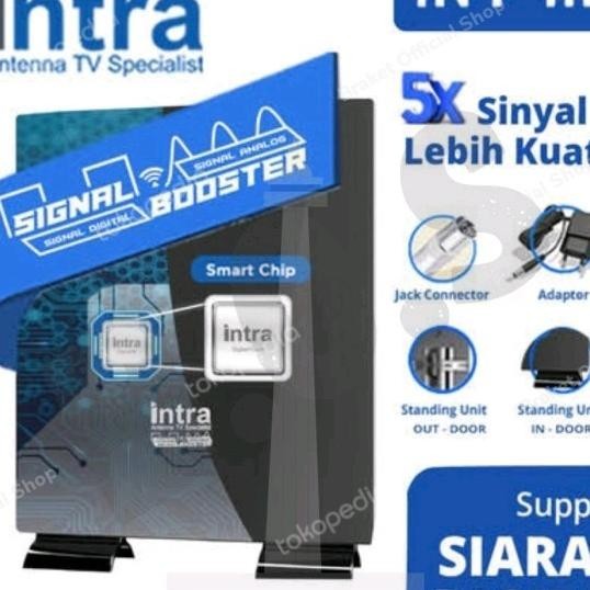 Berkualitas| antena intra 118,Intra 118 Antena Digital Boster Smart Chip/intra 003