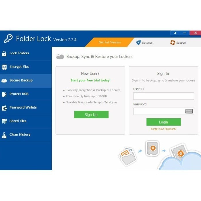 APLIKASI  Folder Lock PROMO Full Version  TERBARU