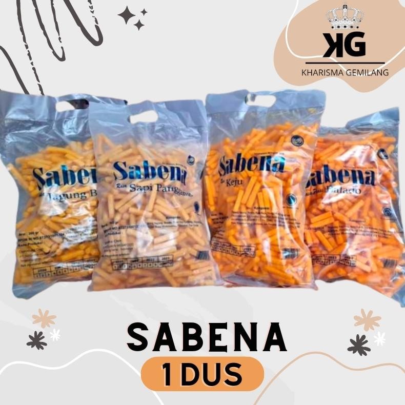 

POI SABENA - SABENA JUMBO 1.8 Kg (1 DUS ISI 5 PCS) Rasa jagung keju balado sapi panggang Sabena Biscuit Snack anak Cemilan Enak Asin Gurih Pedas TERLARIS