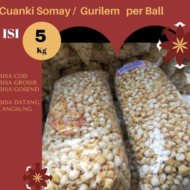 

POI BISA - Cuanki somay / gurilem / batagor isi 5 kg - cuankie - toping seblak - baso aci - bakso TERLARIS