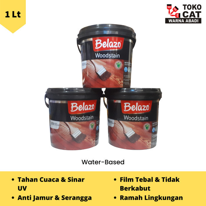 Cat Woodstain / Politur / Kayu Belazo 1 Kg
