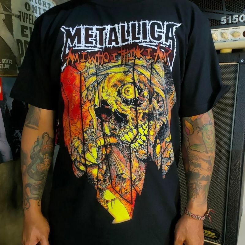 Tshirt band METALLICA tag Merchcons