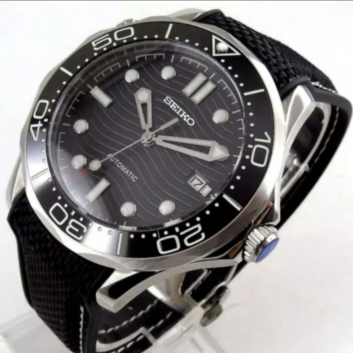 Seiko Mod Seamaster 007 Black