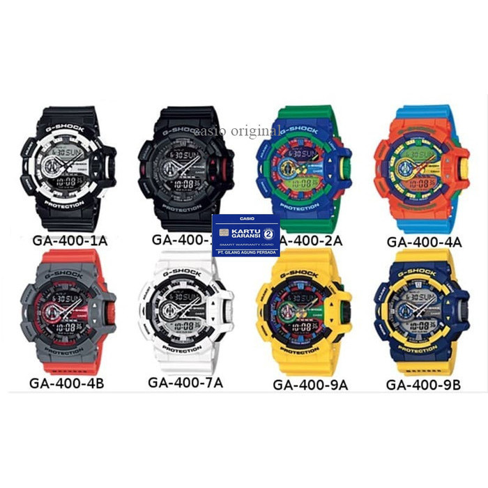 Jam Tangan Pria G - SHOCK GA-400 / G SHOCK GA 400 ORIGINAL Resmi