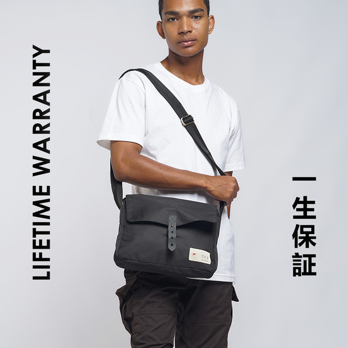 TFG Sling Bag Tas Selempang Mailman 428 Black Lifetime Warranty