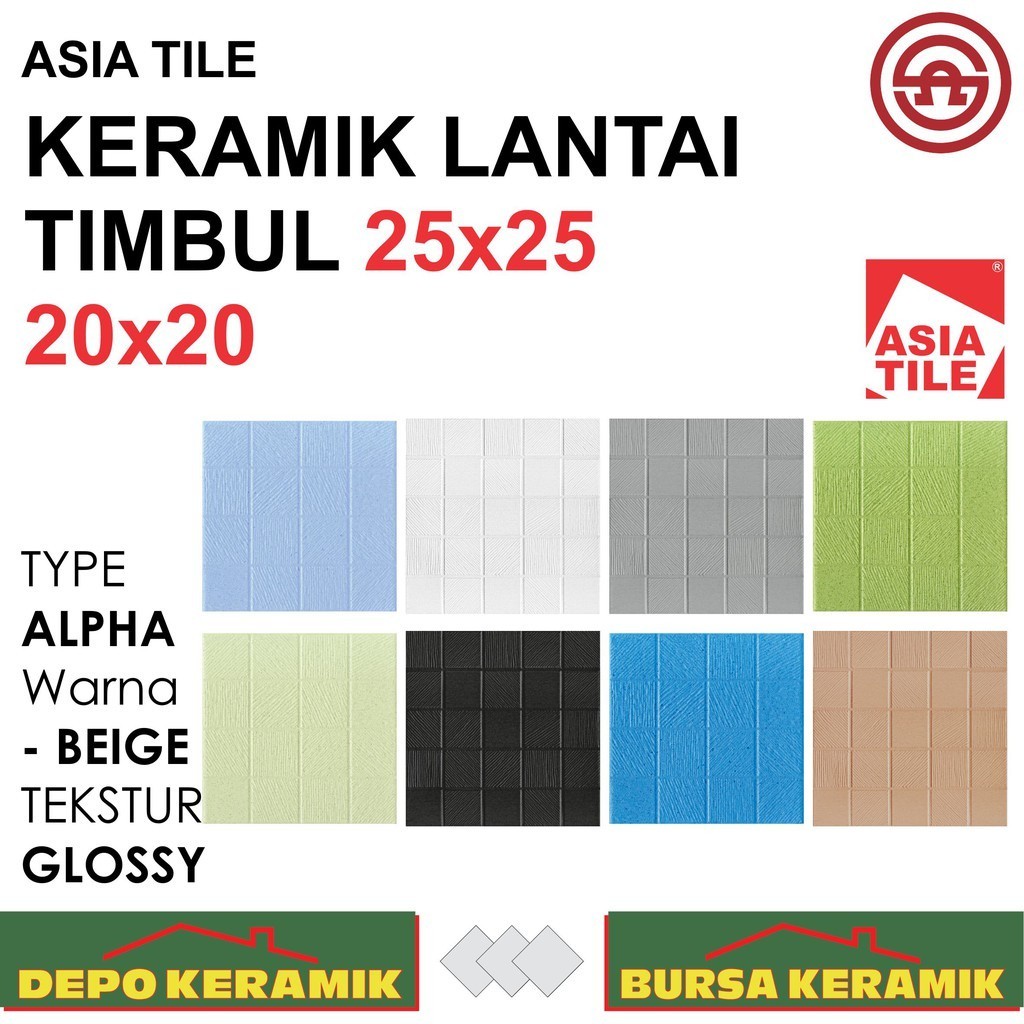 Keramik Lantai Kasar 25x25, 30x30 ALPHA SERIES