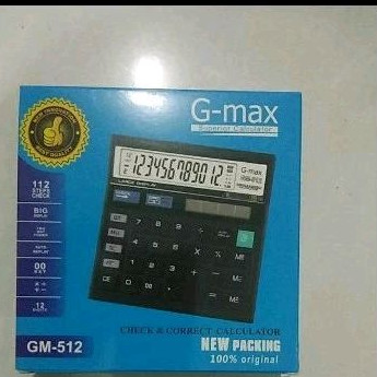 

Kalkulator Besar G max GM 512 12 Digit