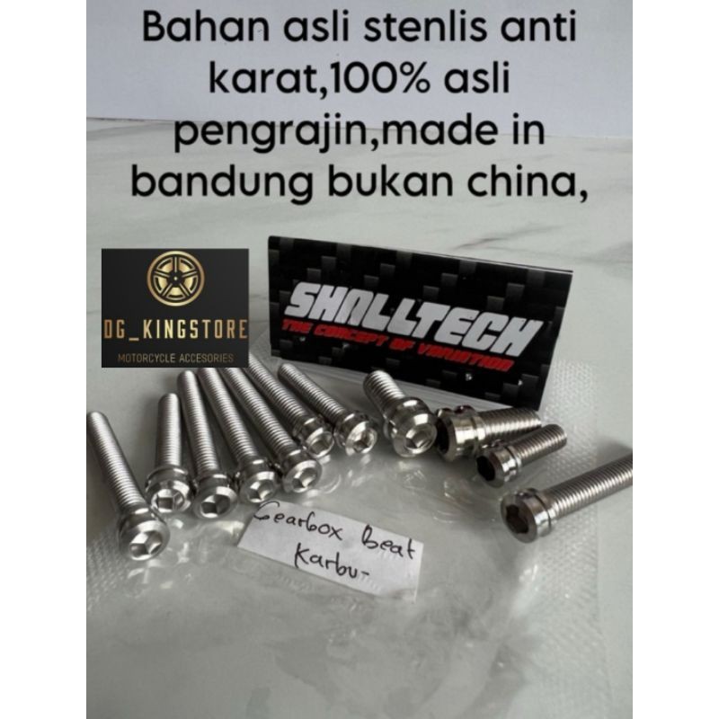 BAUT GEARBOX CVT HONDA BEAT KARBU CUSTOM STAINLESS ANTI KARAT