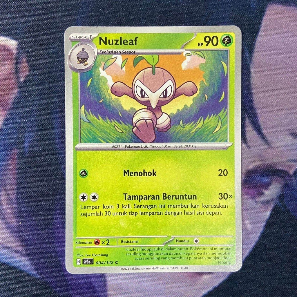 pokemon (ID) nuzleaf - SV5s 004/142 - C