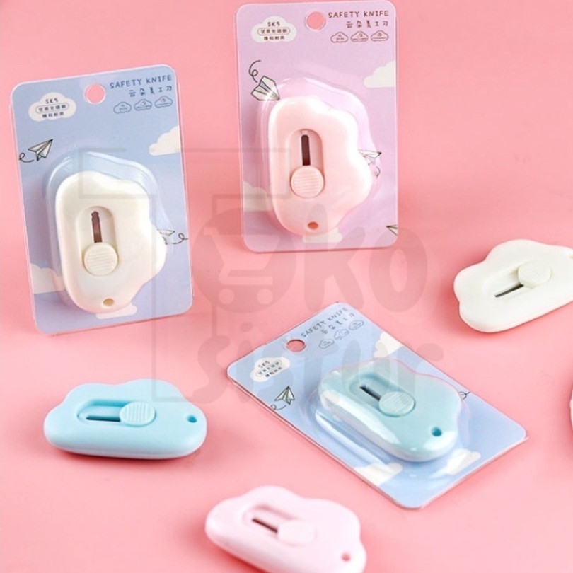 

[TS] CUTTER MINI PISAU KECIL SILET BENTUK AWAN